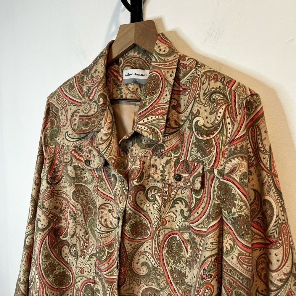 Women’s | Alfred Dunner Lined Paisley Blazer Jacket | 18P